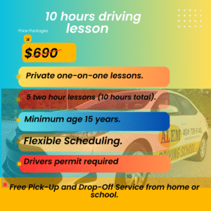 Certified driving school offering experienced and thorough training for new and inexperienced drivers. Book online now!