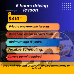 driving 6 hours lessons